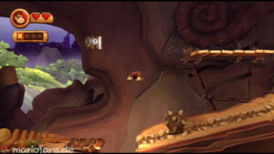 World 6 — Cliff — Donkey Kong Country Returns walkthrough screenshot