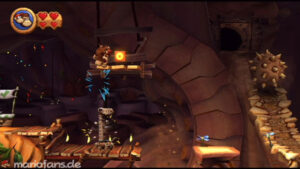 World 6 — Cliff — Donkey Kong Country Returns walkthrough screenshot