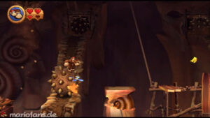 World 6 — Cliff — Donkey Kong Country Returns walkthrough screenshot