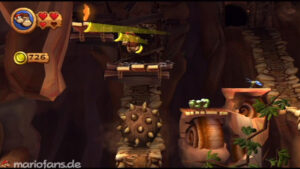 World 6 — Cliff — Donkey Kong Country Returns walkthrough screenshot