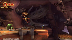 World 6 — Cliff — Donkey Kong Country Returns walkthrough screenshot