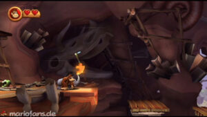 World 6 — Cliff — Donkey Kong Country Returns walkthrough screenshot