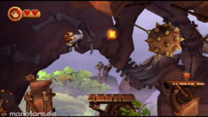 World 6 — Cliff — Donkey Kong Country Returns walkthrough screenshot