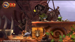 World 6 — Cliff — Donkey Kong Country Returns walkthrough screenshot