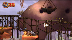 World 6 — Cliff — Donkey Kong Country Returns walkthrough screenshot