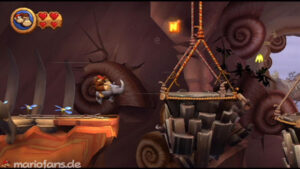 World 6 — Cliff — Donkey Kong Country Returns walkthrough screenshot