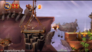 World 6 — Cliff — Donkey Kong Country Returns walkthrough screenshot