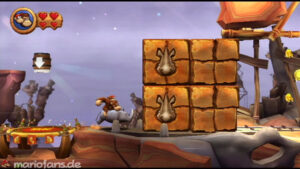 World 6 — Cliff — Donkey Kong Country Returns walkthrough screenshot