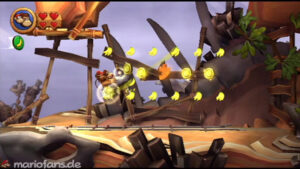 World 6 — Cliff — Donkey Kong Country Returns walkthrough screenshot
