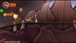 World 6 — Cliff — Donkey Kong Country Returns walkthrough screenshot