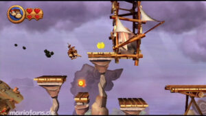 World 6 — Cliff — Donkey Kong Country Returns walkthrough screenshot