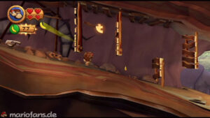 World 6 — Cliff — Donkey Kong Country Returns walkthrough screenshot