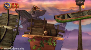 World 6 — Cliff — Donkey Kong Country Returns walkthrough screenshot