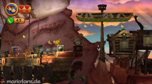 World 6 — Cliff — Donkey Kong Country Returns walkthrough screenshot