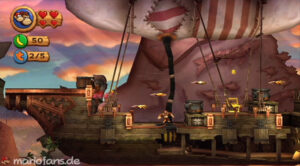World 6 — Cliff — Donkey Kong Country Returns walkthrough screenshot