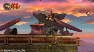 World 6 — Cliff — Donkey Kong Country Returns walkthrough screenshot