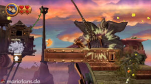World 6 — Cliff — Donkey Kong Country Returns walkthrough screenshot
