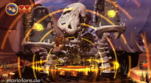 World 6 — Cliff — Donkey Kong Country Returns walkthrough screenshot