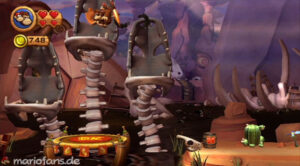 World 6 — Cliff — Donkey Kong Country Returns walkthrough screenshot