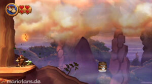 World 6 — Cliff — Donkey Kong Country Returns walkthrough screenshot