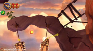World 6 — Cliff — Donkey Kong Country Returns walkthrough screenshot
