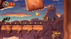 World 6 — Cliff — Donkey Kong Country Returns walkthrough screenshot