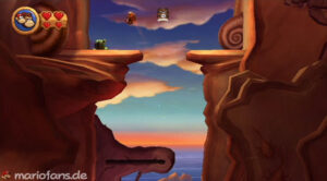 World 6 — Cliff — Donkey Kong Country Returns walkthrough screenshot