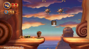 World 6 — Cliff — Donkey Kong Country Returns walkthrough screenshot