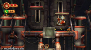 World 7 — Factory — Donkey Kong Country Returns walkthrough screenshot
