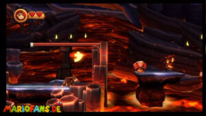 World 8 — Volcano — Donkey Kong Country Returns walkthrough screenshot