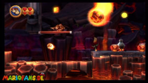 World 8 — Volcano — Donkey Kong Country Returns walkthrough screenshot