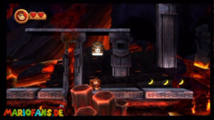 World 8 — Volcano — Donkey Kong Country Returns walkthrough screenshot