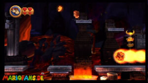 World 8 — Volcano — Donkey Kong Country Returns walkthrough screenshot