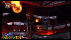 World 8 — Volcano — Donkey Kong Country Returns walkthrough screenshot