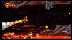 World 8 — Volcano — Donkey Kong Country Returns walkthrough screenshot