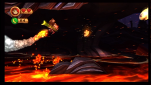 World 8 — Volcano — Donkey Kong Country Returns walkthrough screenshot
