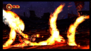 World 8 — Volcano — Donkey Kong Country Returns walkthrough screenshot