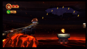 World 8 — Volcano — Donkey Kong Country Returns walkthrough screenshot