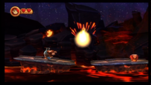World 8 — Volcano — Donkey Kong Country Returns walkthrough screenshot