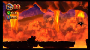 World 8 — Volcano — Donkey Kong Country Returns walkthrough screenshot