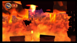 World 8 — Volcano — Donkey Kong Country Returns walkthrough screenshot