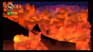 World 8 — Volcano — Donkey Kong Country Returns walkthrough screenshot