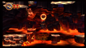 World 8 — Volcano — Donkey Kong Country Returns walkthrough screenshot