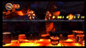 World 8 — Volcano — Donkey Kong Country Returns walkthrough screenshot
