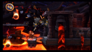 World 8 — Volcano — Donkey Kong Country Returns walkthrough screenshot