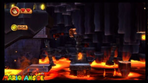 World 8 — Volcano — Donkey Kong Country Returns walkthrough screenshot