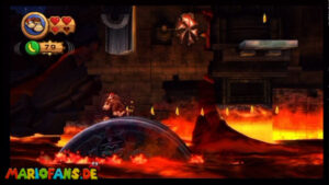 World 8 — Volcano — Donkey Kong Country Returns walkthrough screenshot