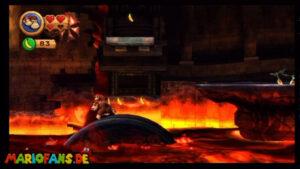 World 8 — Volcano — Donkey Kong Country Returns walkthrough screenshot