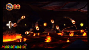 World 8 — Volcano — Donkey Kong Country Returns walkthrough screenshot