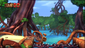 Lost Mangroves — Donkey Kong Country: Tropical Freeze walkthrough screenshot